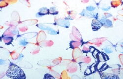 Orthesen Farbmuster Butterfly Blue