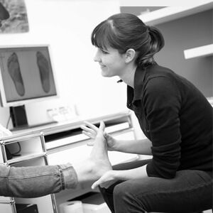 Nadine Drozd bei der Arbeit