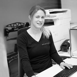 Olivia Rost bei der Arbeit